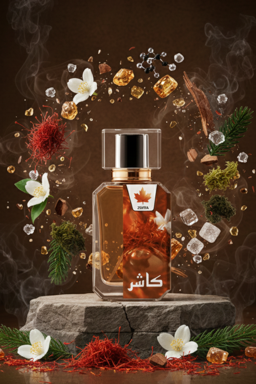 KASHIR (کاشر) by ZEVIYA - Inspired by Baccarat Rouge 540 - Unisex (50ml)